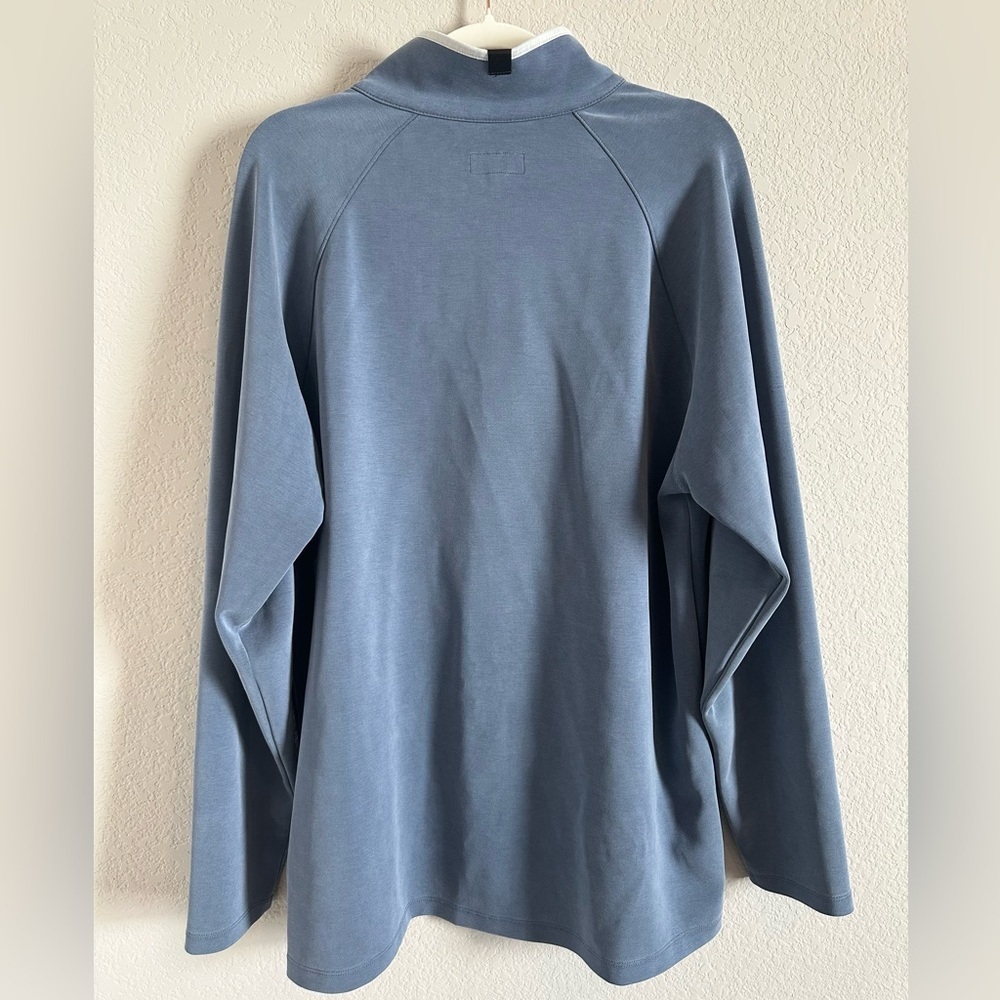 Fundamental Coast Men's Blue Quarter-Zip pullover Size XL - Picture 3 of 6